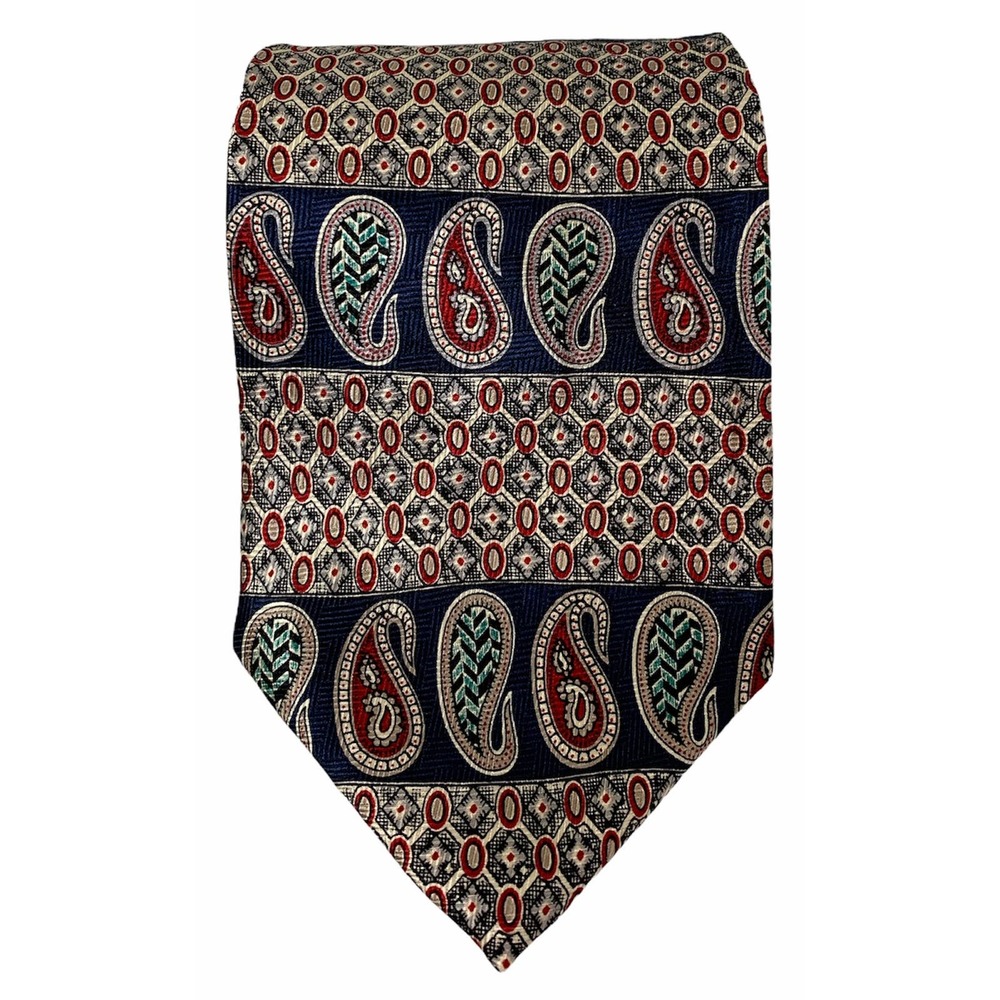 Vintage Givenchy Tie Silk Geometric 59L X 4W - Picture 1 of 4
